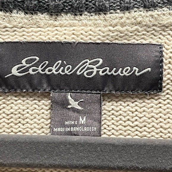 Eddie Bauer Men’s Quarter Zip Sweater – Medium - Picture 13 of 14